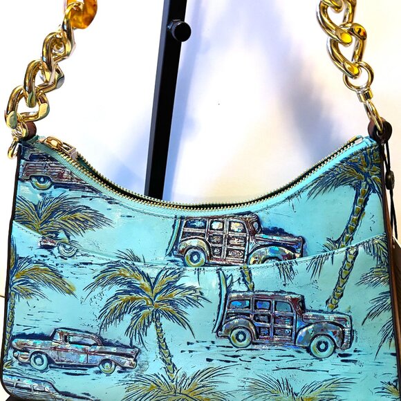 Brahmin Mod Esme - Tropic Blue Copa Cabana - Picture 2 of 7